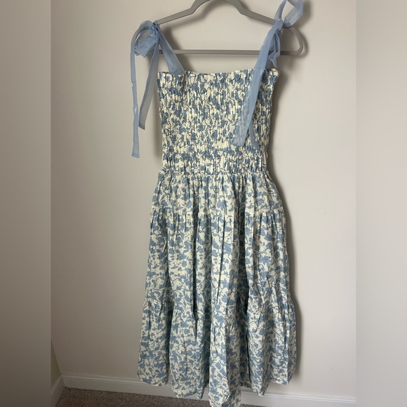 En Saison Dresses & Skirts - Viral En Saison Chinoiserie floral bow midi dress